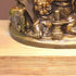 Tamas Brass Handcrafted Shiv Parivar Family Murti Statue/ Idol with Antique Finish ( Golden) (Pack of 1)